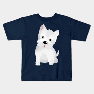 Westie Dog Kids T-Shirt